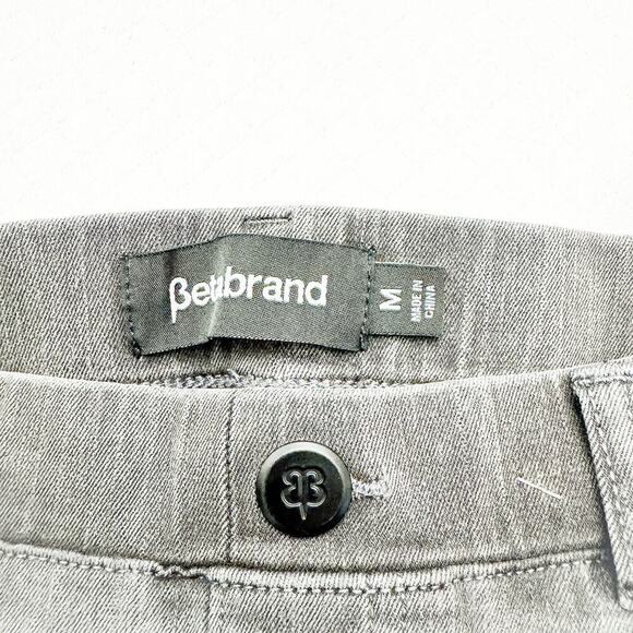 Betabrand Gray Wash Wide Leg Jegging Stretch Denim Jeans Slide On Size Medium - Picture 6 of 8